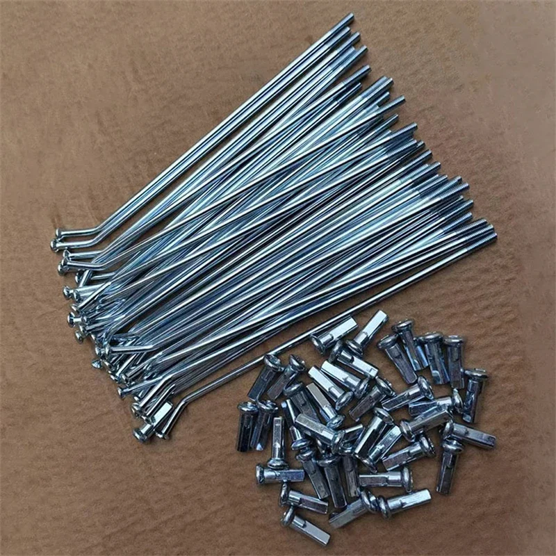 

Motorcycle Wheel Spokes for Honda Yamaha Jialing Lifan Dayun Haojin Qjmotor Loncin KTM 36Pcs 160mm-180mm Front/Rear Wheel Spokes