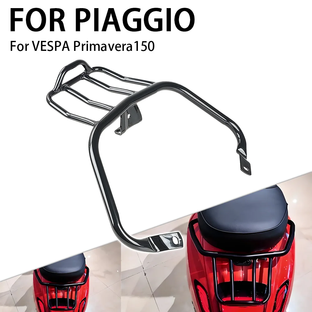 

Motorcycle Rear Luggage Carrier Rack Cargos Holder Bracket Fit For Vespa Primavera 125 150 Sprint 150 2016 - 2022 Luggage Holder