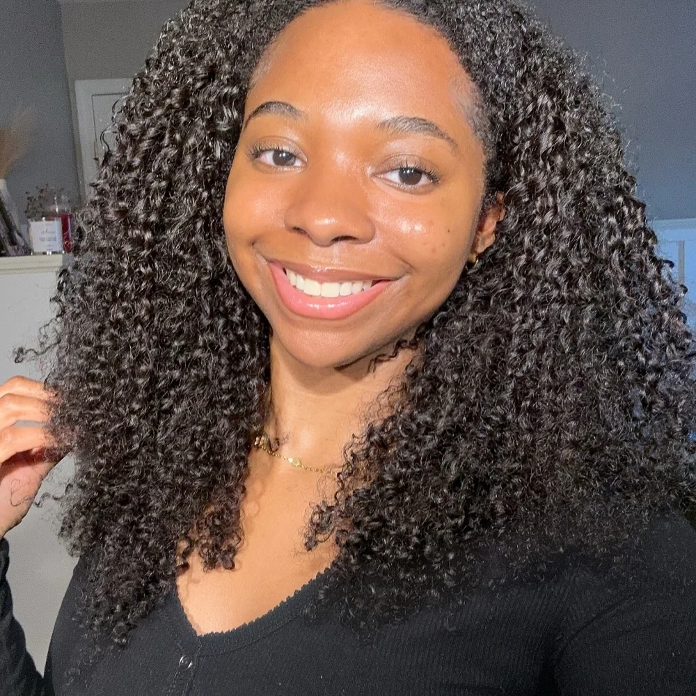 Бесклеевой полупарик, бирманские вьющиеся человеческие волосы Pixi с невидимым шнурком, бесшовный полупарик, полностью машинное производство, повязка на голову, парики