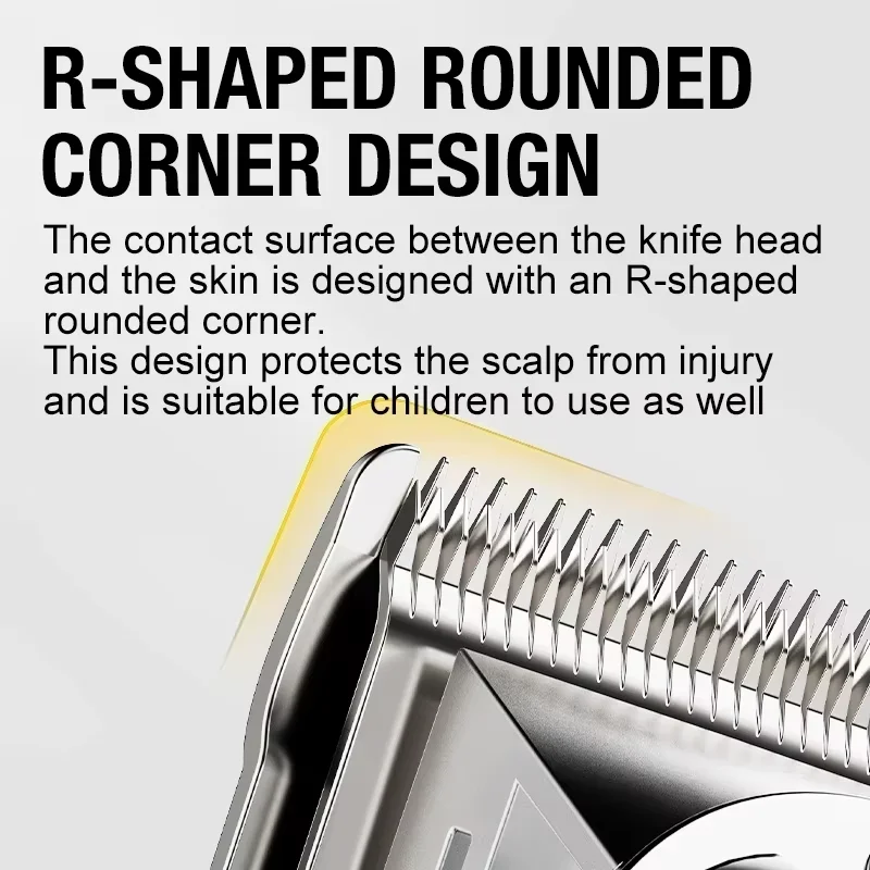 Máquina de Cortar Cabelo Masculina com Lâmina Totalmente Metálica, Máquina de Cortar Cabelo Elétrica, Máquina de Cortar Cabelo Elétrica Doméstica, Máquina de Cortar Cabelo para Salão de Beleza, Máquina de Cortar Pelos de Animais de Estimação de Alta Potência