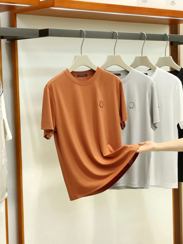 

Summer new men's outdoor sports and leisure skin-friendly and cool short-sleeved T-shirt