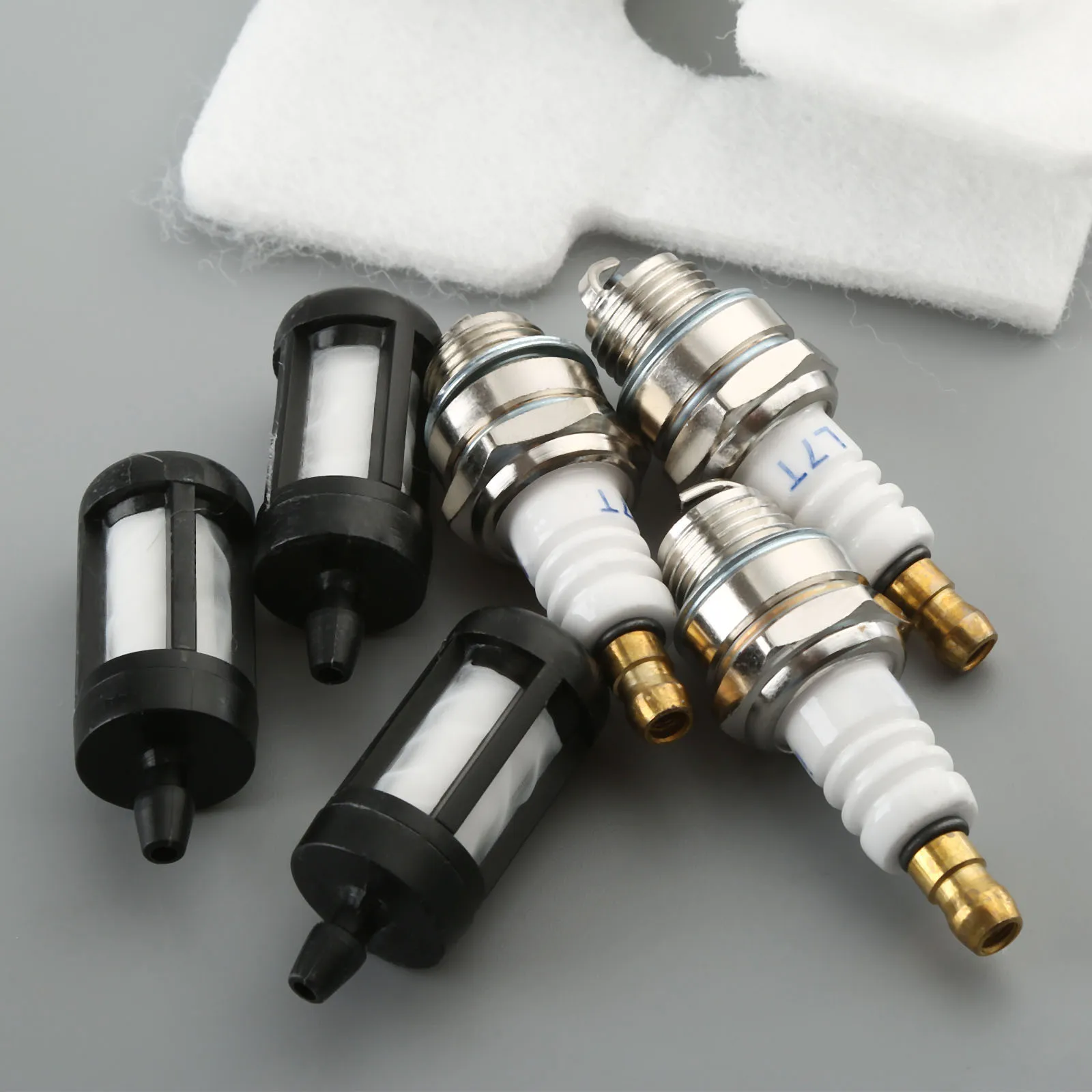 3 Sets Chainsaw Air Filter Spark Plug Fuel Oil Filter Replacement for Stihl 018 MS180 017 MS170 Engine Garden Tool Spare Parts