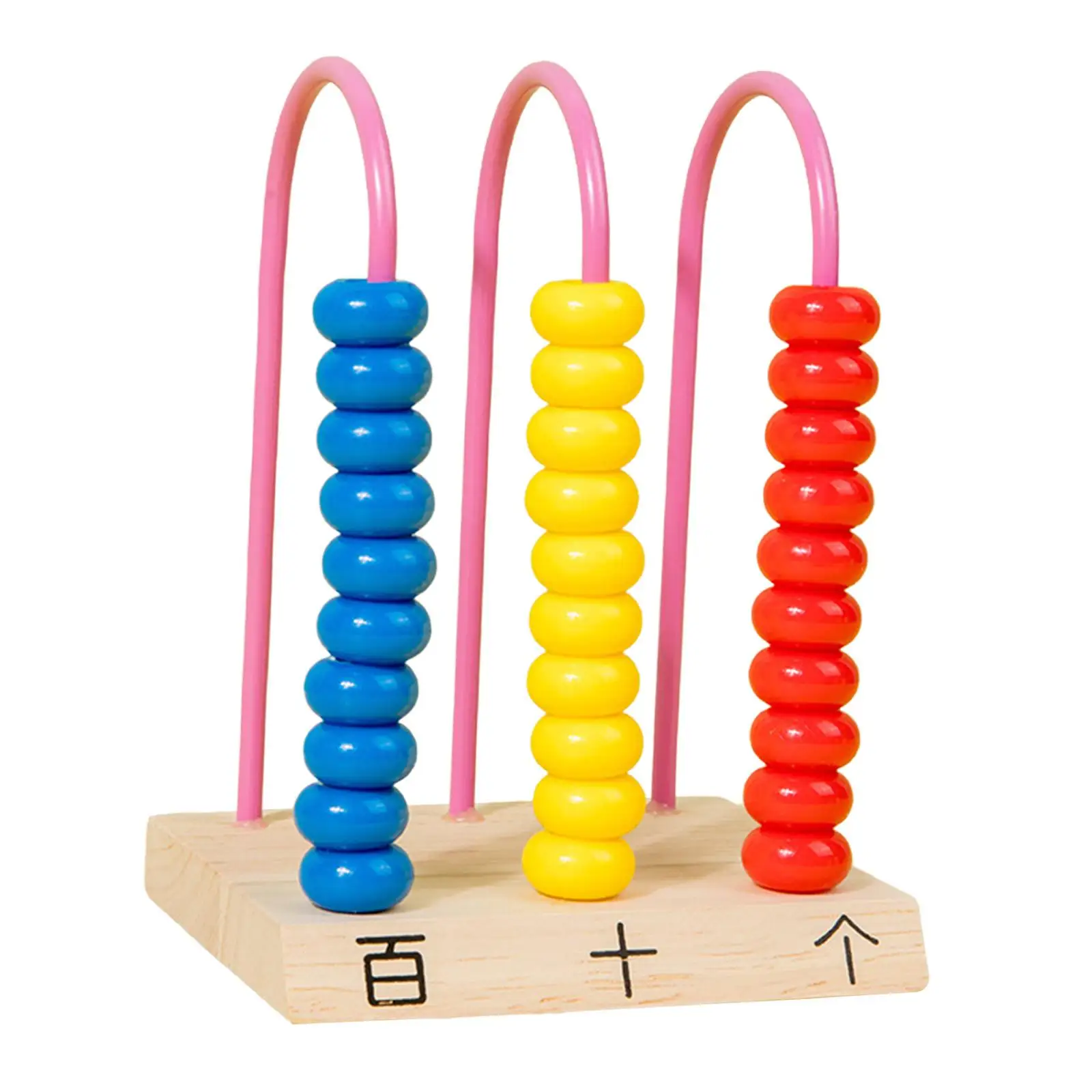 Classic Wooden Abacus Educational Toy Counting Frame for Children Early Math Learning Colorful Beads Preschool Numbers