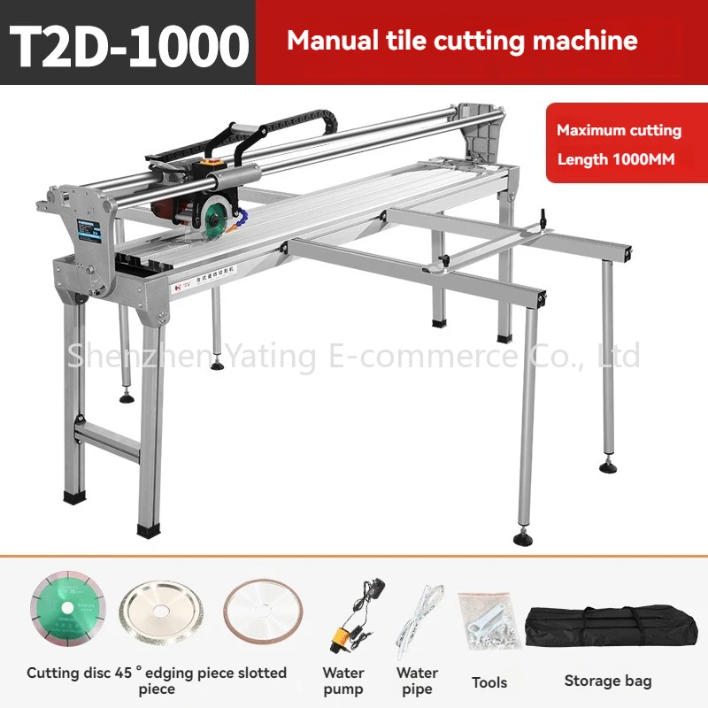 Automatic 1000MM Rock Tile Cutting Machine Electric Water Knife Chamfer Grooving Edge Grinding Clean