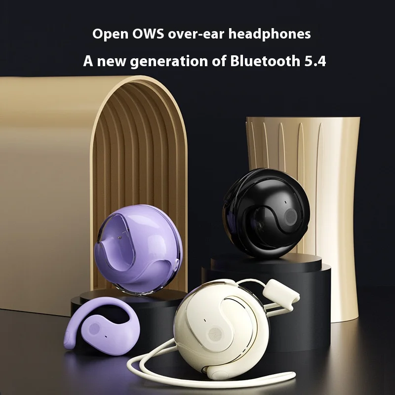 Open Blutooth Earphone Wireless Headphones Bluetooth Earphones 5.4 Surround Sound Airbuds Gamer Headset With Microphone Ear Buds