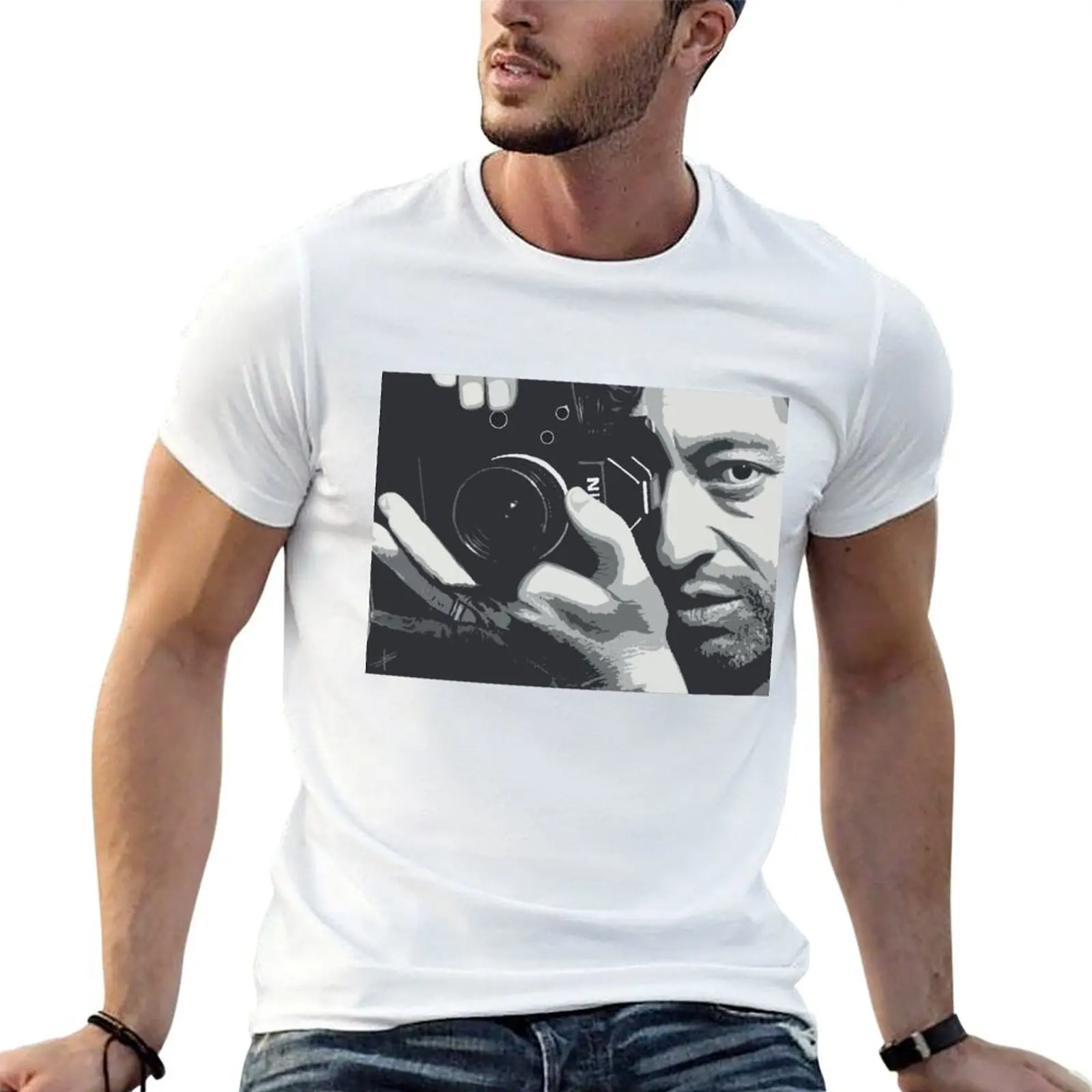 

Serge Gainsbourg digital art portrait T-Shirt man t shirt heavy cotton man t shirts cotton T-Shirt