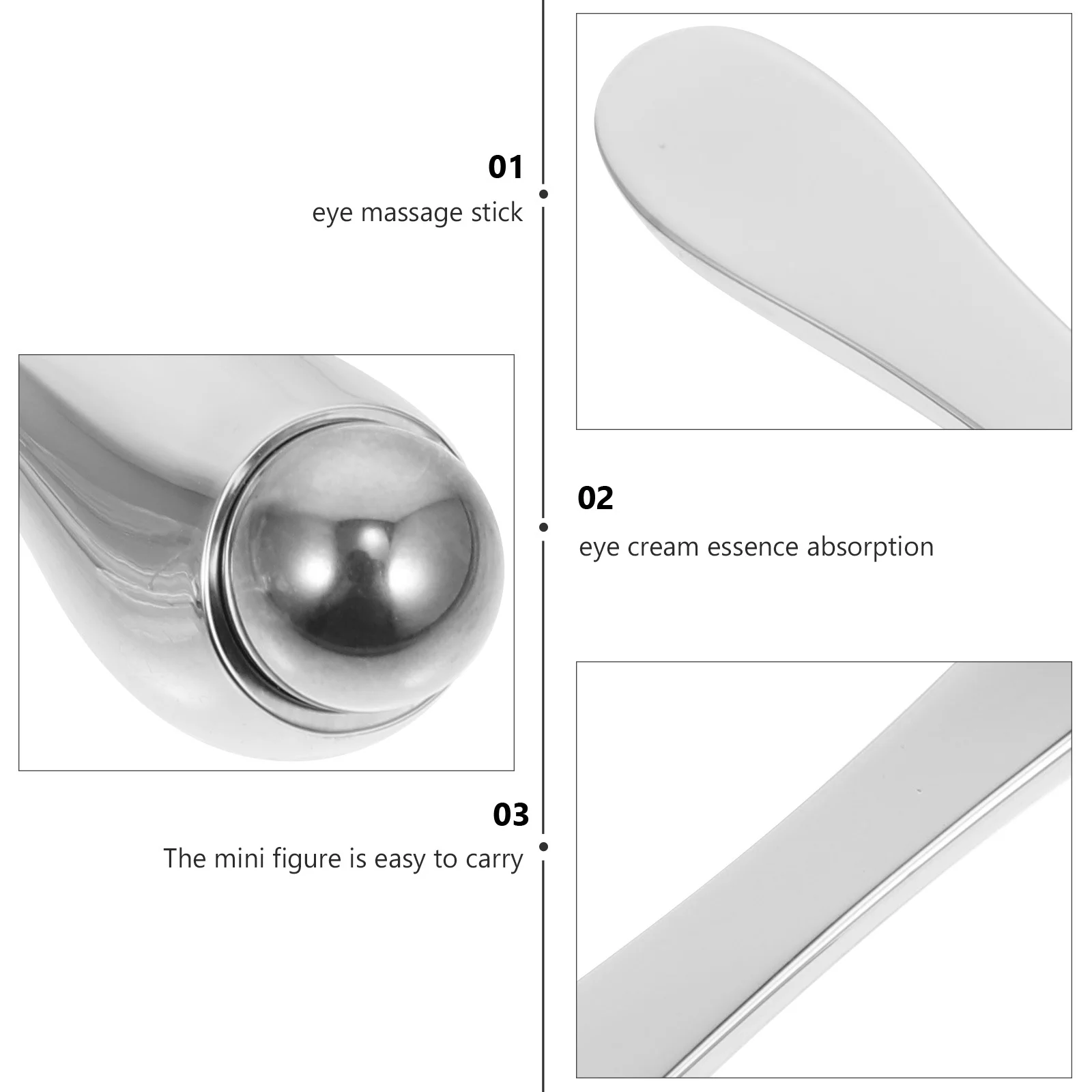 1 pz massaggiatore per occhi curva delicata rimozione del cerchio scuro riduzione del gonfiore trattamento delle linee sottili applicatore di crema per gli occhi dispositivo di bellezza