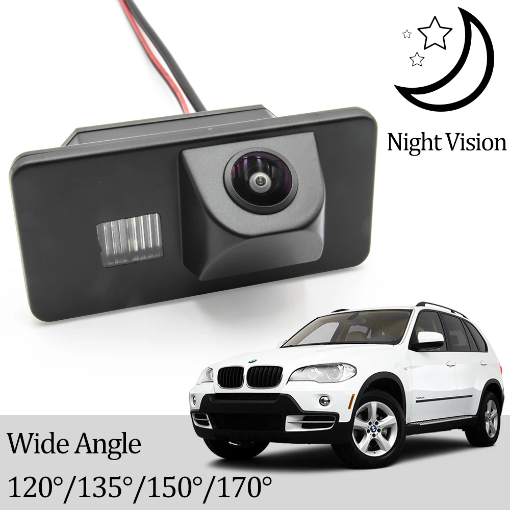 CCD HD AHD Fisheye Rear View Camera For BMW X5 X5M E70 2006 2007 2008 2009 2010 2011 2012 2013 Car Reverse Monitor Night Vision