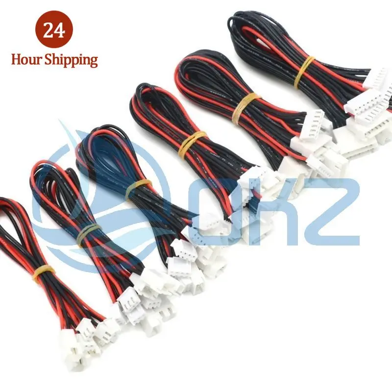 5pcs/lot JST-XH 1S 2S 3S 4S 5S 6S 20cm 22AWG Lipo Balance Wire Extension Charged Cable Lead Cord for RC Lipo Battery charger