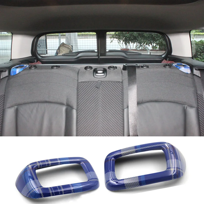 

2pcs/set ABS Car Back Seat Safety Belt Buckle Cover Trim Cap Decoration For M Coope r Club F 54 Car Styling Accessories