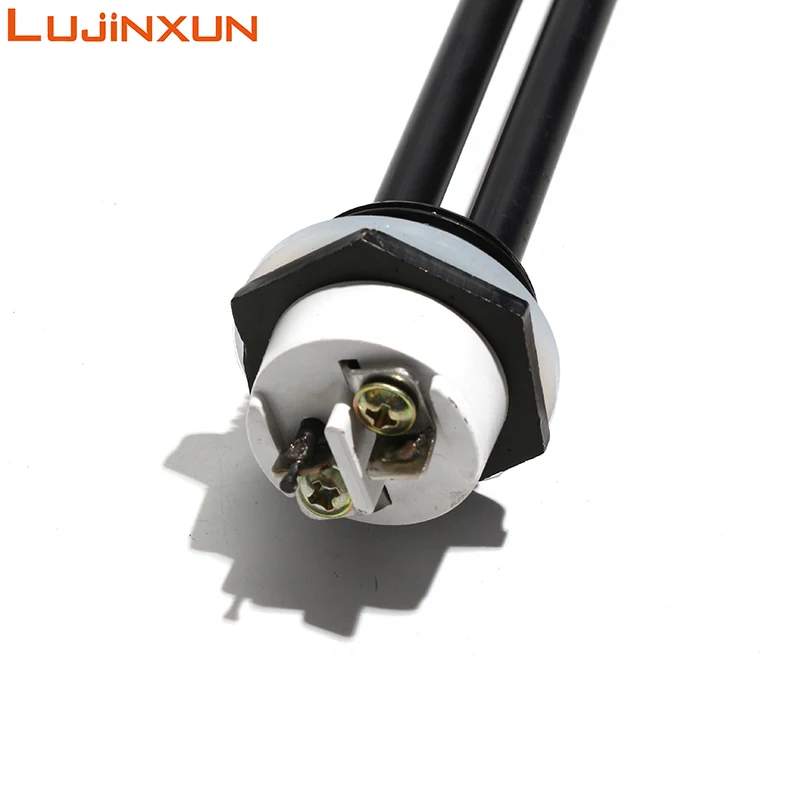 LUJINXUN 1 "전기 온수기 요소 검정색 방수 스케일 가열 파이프 DN25/32mm 220V/380V 1.5KW/2KW/3KW/4KW/5KW 1pc