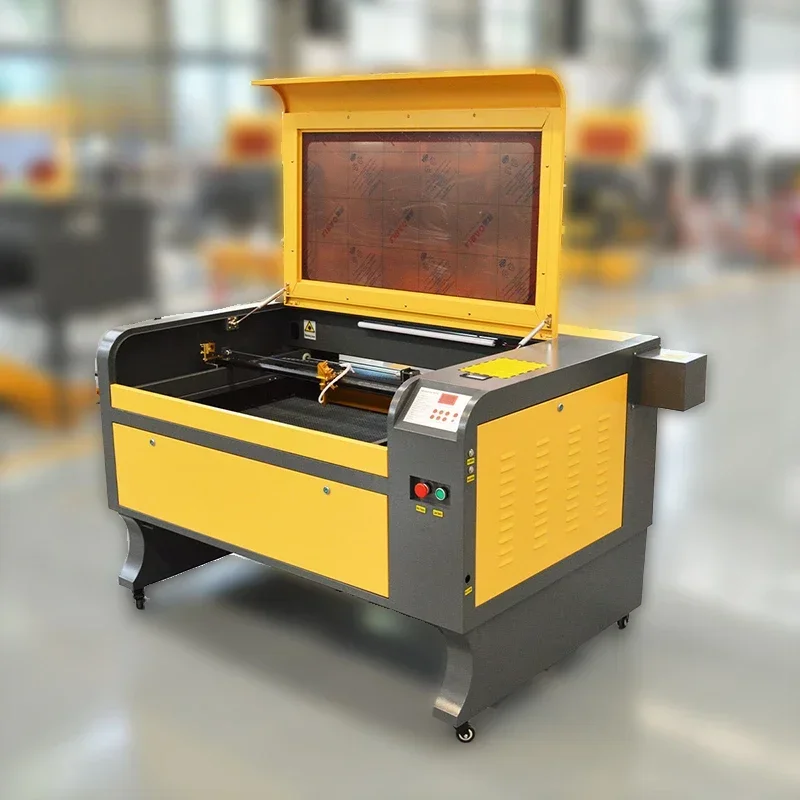 Precision Fiber Laser Engraving Machine 50w 60w 80w 100w Metal Wood Pipe Glass Industry Carbon Dioxide CNC Laser Cutting Machine