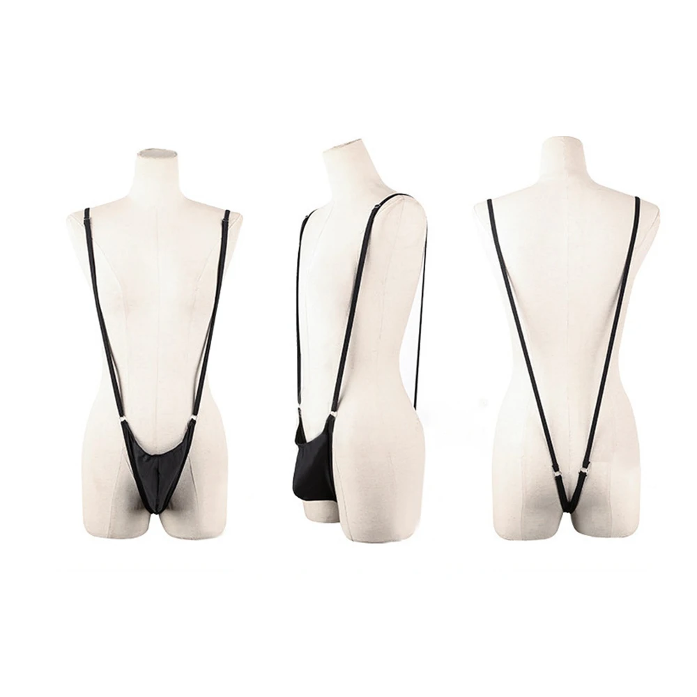 

Sexy Hot Panties For Men Jockstrap Pouch Briefs Thong Suspender Bodysuit Underwear Adjustable Strap Elastic G-string
