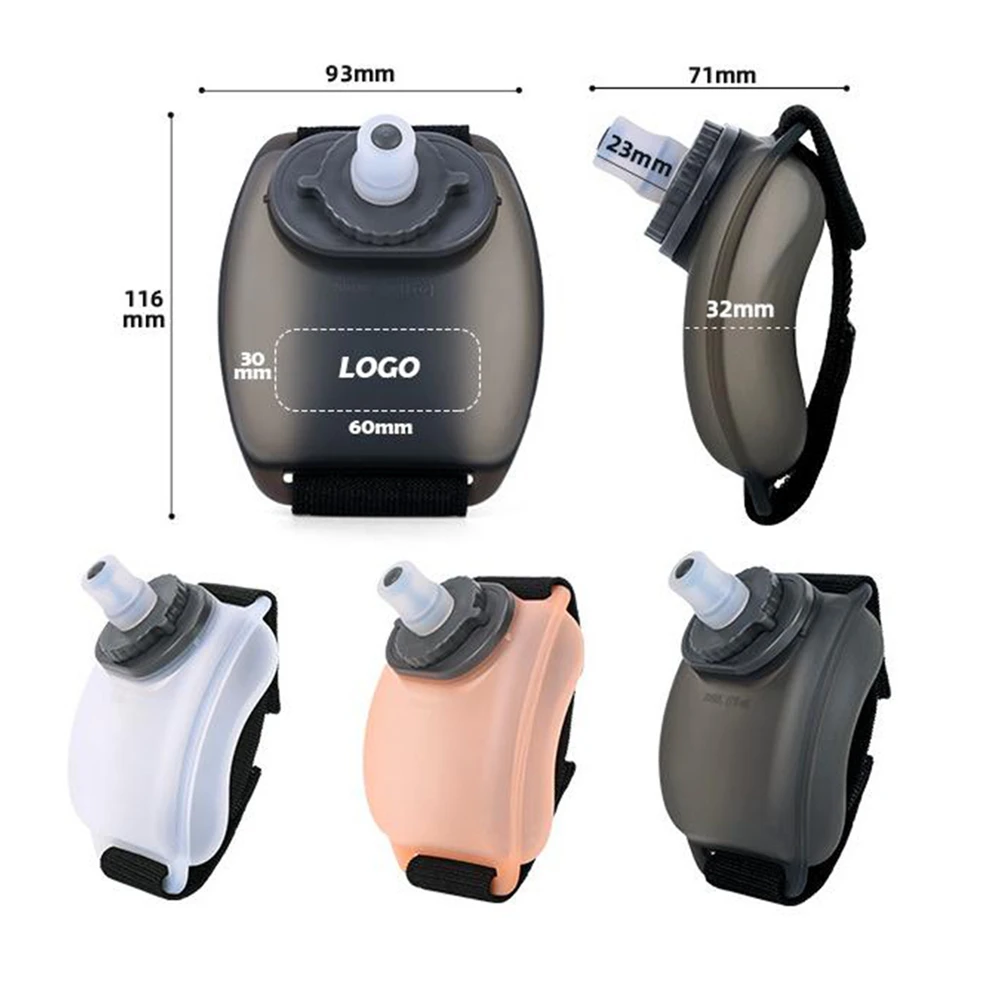 Portable Wrist Water Bottle For Outdoor Running Adjustable Cycling Sports Water Cup Mountain Climbing Marathon Fitness Hydration - view 6