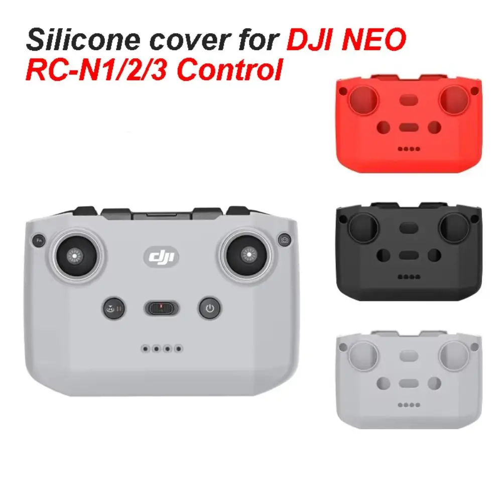 Shookproof Drone Remote Control Case Anti-bump Dust-proof Protective Cover Silicone Waterproof for DJI RC-N1/2/3