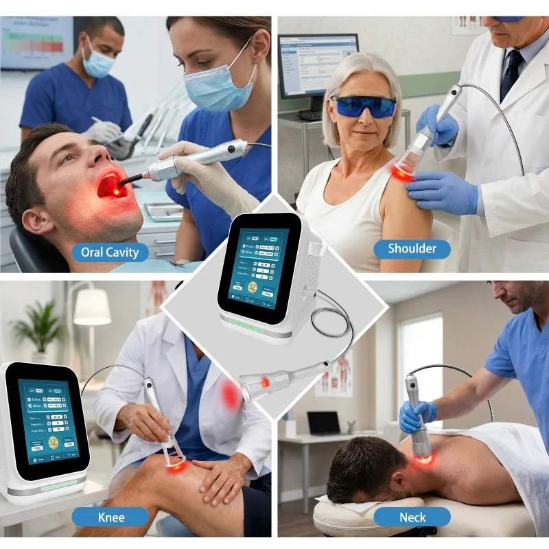 15W 980nm New Type 4 High Power Photobiomodulation Laser Therapy Device for Deep Tissue Pain Relief Arthritis Care Treatment
