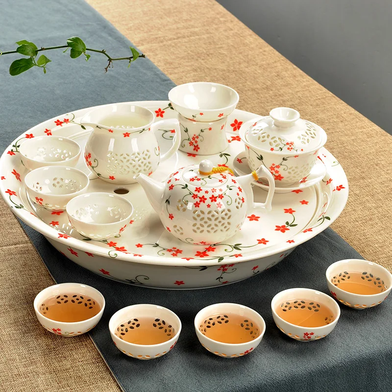 Ceremony Organizer Tea Tray Serving Camping Table Gentlemen Tea Tray Dry Fruit Serving Set Plateau Cuisine Home Accessories
