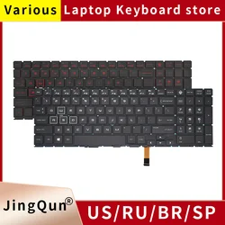 US RGB Backlit For HP OMEN 15-DH 15-DC TPN-Q211 C143 15-DC0024 15 DC1058WM DC1018ca DC1008ca Laptop Keyboard Colorful Backlight