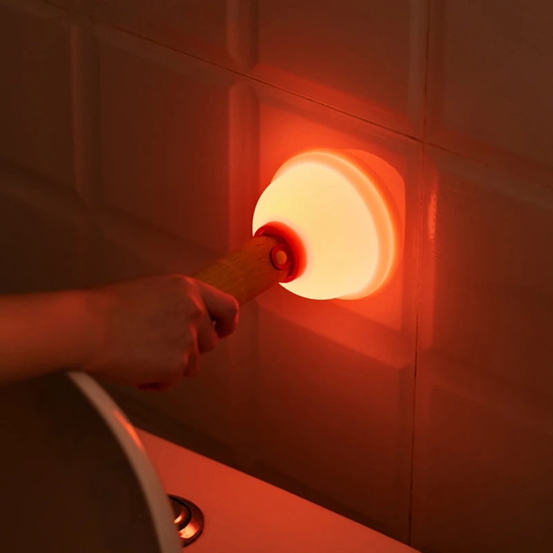 

Toilet Suction Creative Silicone Night Light USB Rechargeable Sleep Light LED Atmosphere Night Light Children's Gift