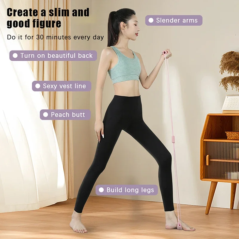 New Resistance Bands Yoga Fitness Accessories Rubber Pull Rope Training And Exercise Gym Equipment Women Neck Exercise Stretch