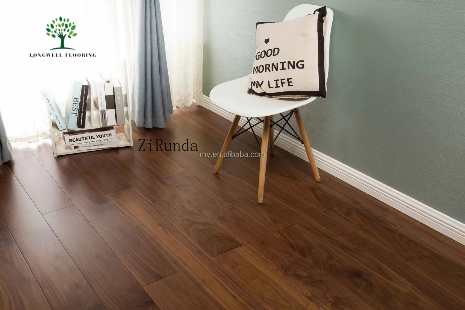 맞춤형 1.2mm 두께 블랙 월넛 무늬목 엔지니어드 우드 바닥재 헤링본 피쉬본 스트레이트 브러쉬