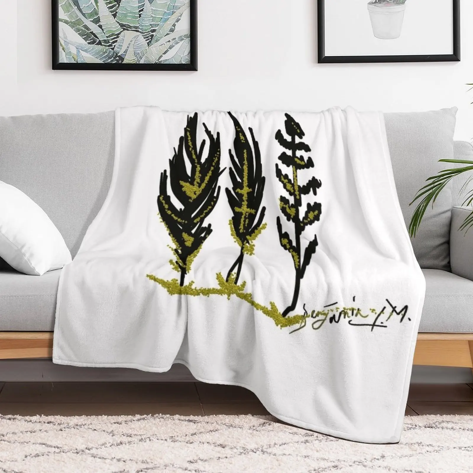 #2 Anicka Feather Nail Throw Blanket Thin Weighted Blankets