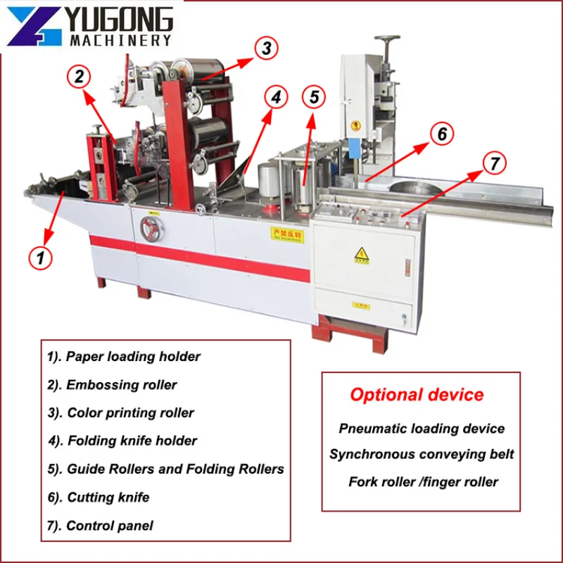 Color Printing Automatic Napkin Paper Making Machine Factory Price Napkin Tissue Machine Napkin Paper Machine for Sale