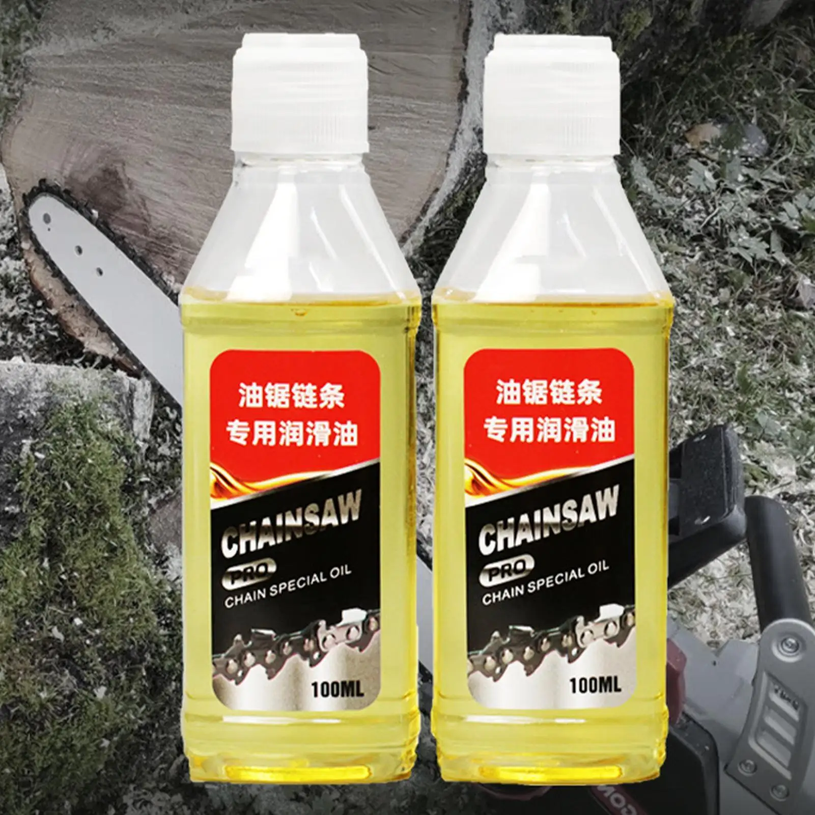 Chainsaw Lubricating Oil Chain Saw Oil For Electric Chain Saw 100ml Synthetic Solvent Rustproof Deep Penetrating Lubricant Oil