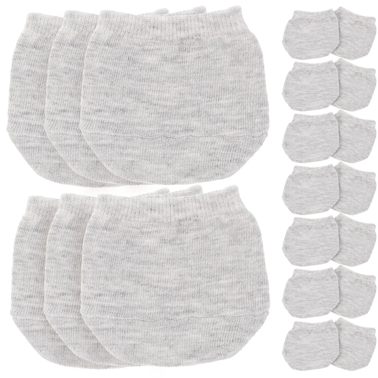 

10 пар женских невидимых носков из премиального хлопка, дышащие эластичные получулки для любой обуви, женские невидимые носки