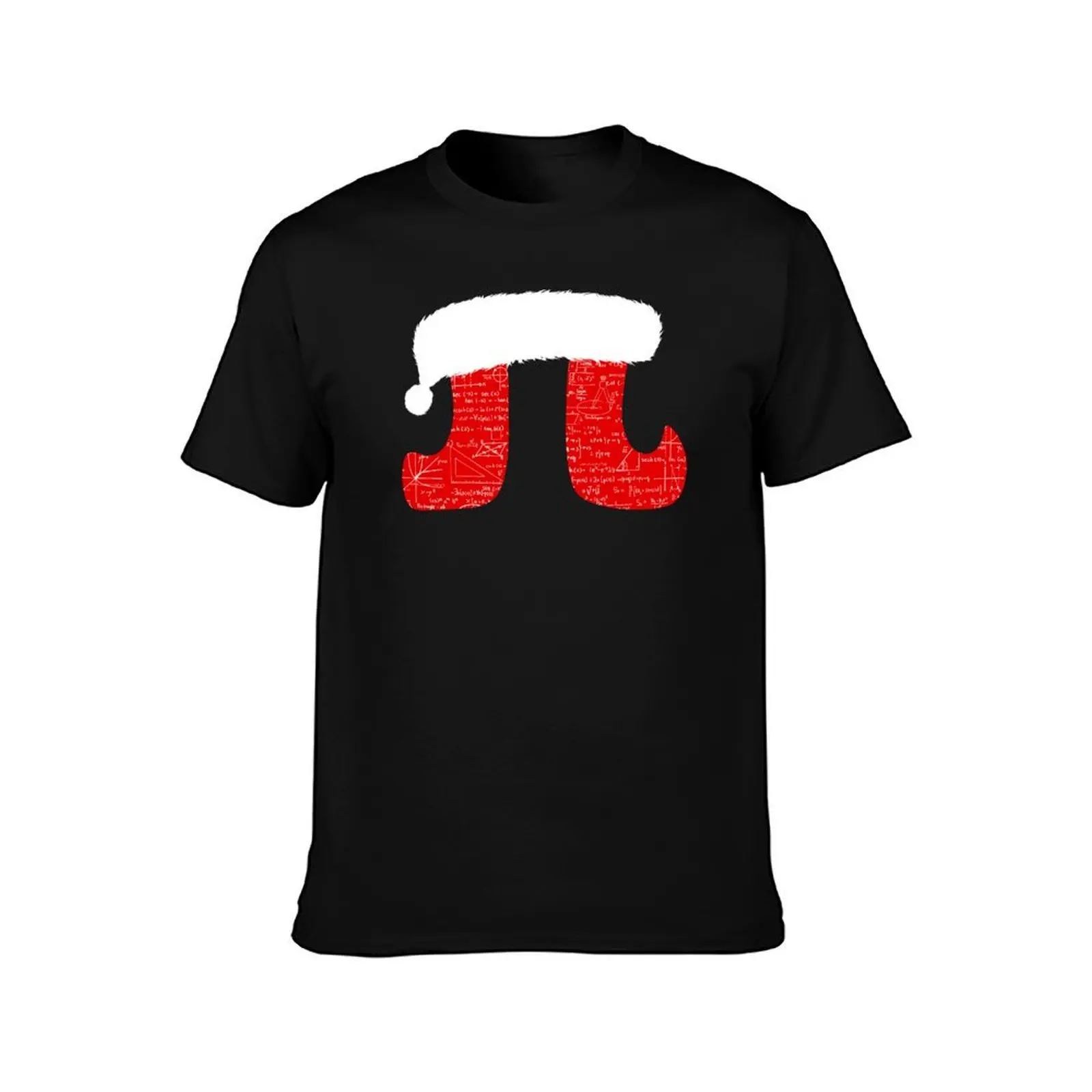 Pi Christmas Math Science Algebra T-Shirt, Summer Casual Cotton Tee, Oversized Streetwear Tops, Vintage Graphic Print