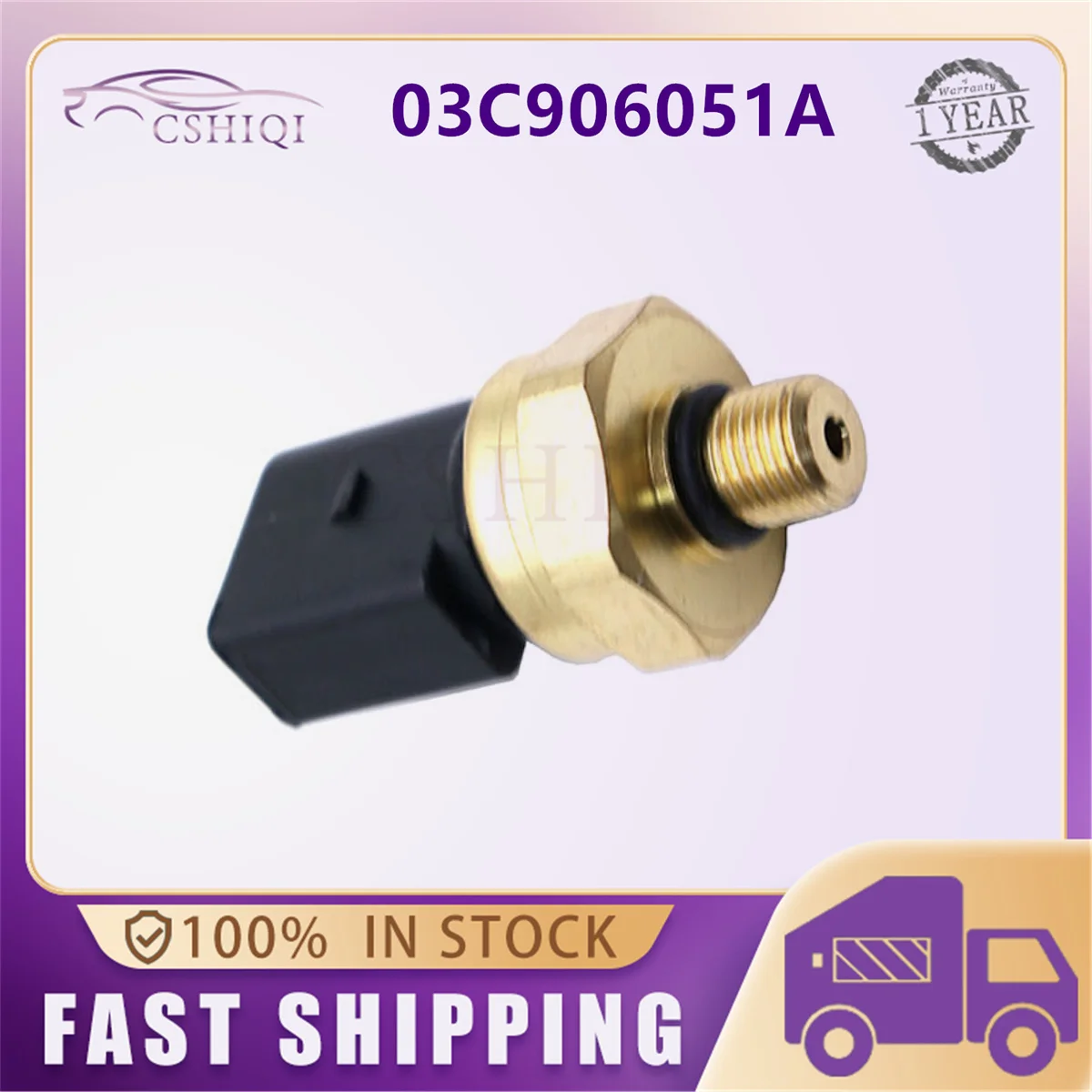 

Датчик давления топлива 03C906051A (03C 906 051A) для Audi Q7, Volkswagen VW Golf, Passat CC 2.0 3.6L V6 51CP03-05, автомобильные аксессуары