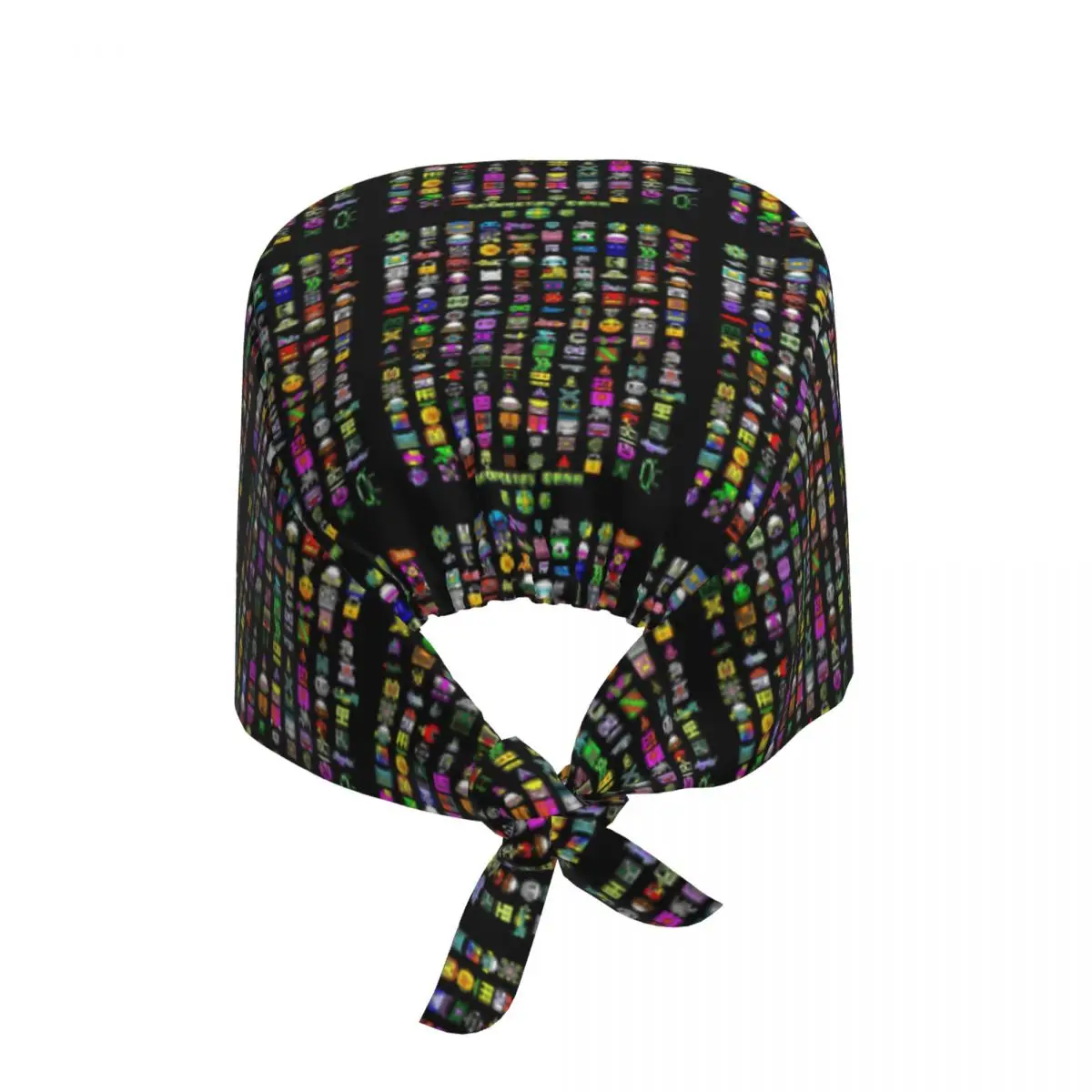 Geometry Dash Scrub Hat Doctor Working Surgical Cap Men Women Adjustable Nursing Caps for Dentist