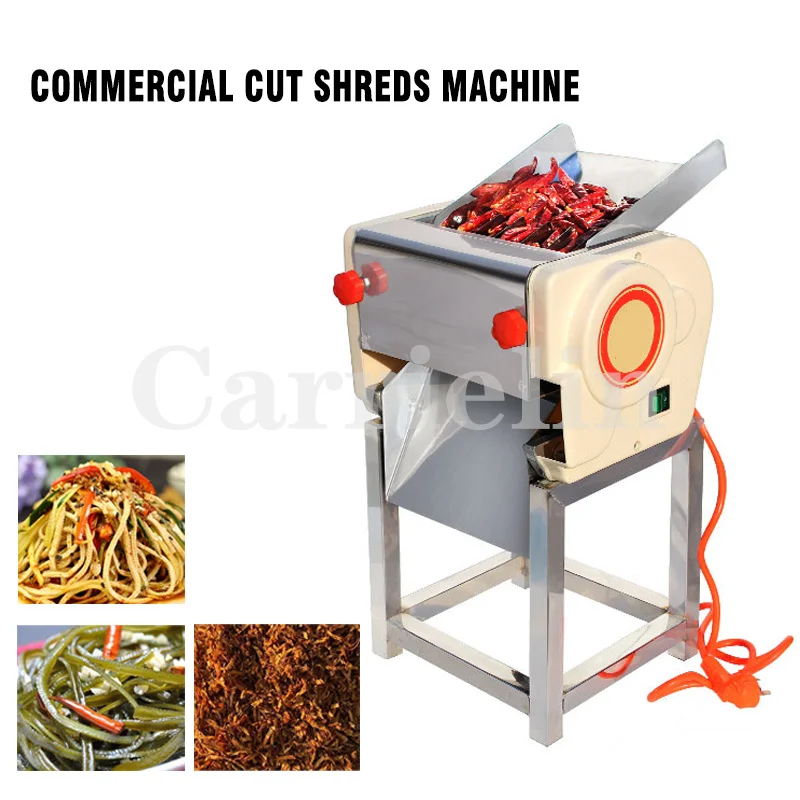 Dry Pepper Cut Shredder Machine Commercial Shredding Kelp Tangerine Tofu Peel Machines Electric Multifunctional