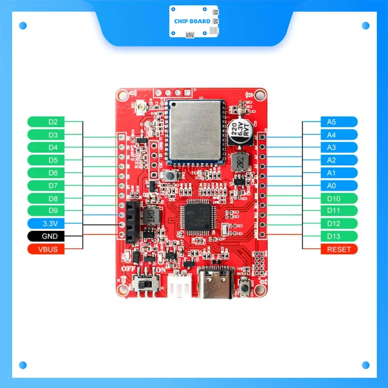 Maduino Zero WiFi HaLow Development Board 802.11ah IoT Module Programmable with Arduino IDE Long Range Wireless
