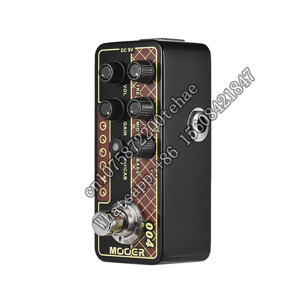 Mooer Pedal 004 Day Tripper Effects Digital Preamp Bass Guitar Electric Acoustic Electric Guitars Pedals Musical Instruments