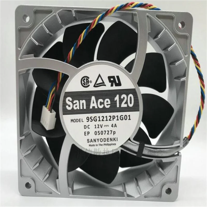 

9SG1212P1G01 12038 12V 4A Four-wire ultra-violent aluminum frame fan with large air volume