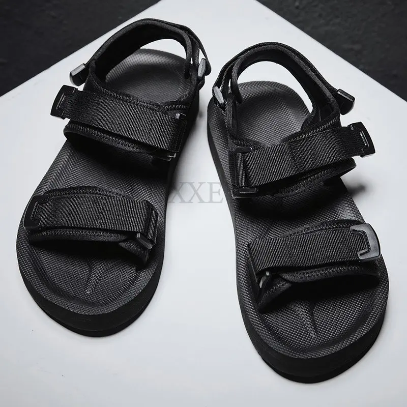 High Quality Men Sandals Beach Sandals Comfort Casual Shoes Lightweight Summer Big Size 46 Men Sandals Comfortable Roman Sandals