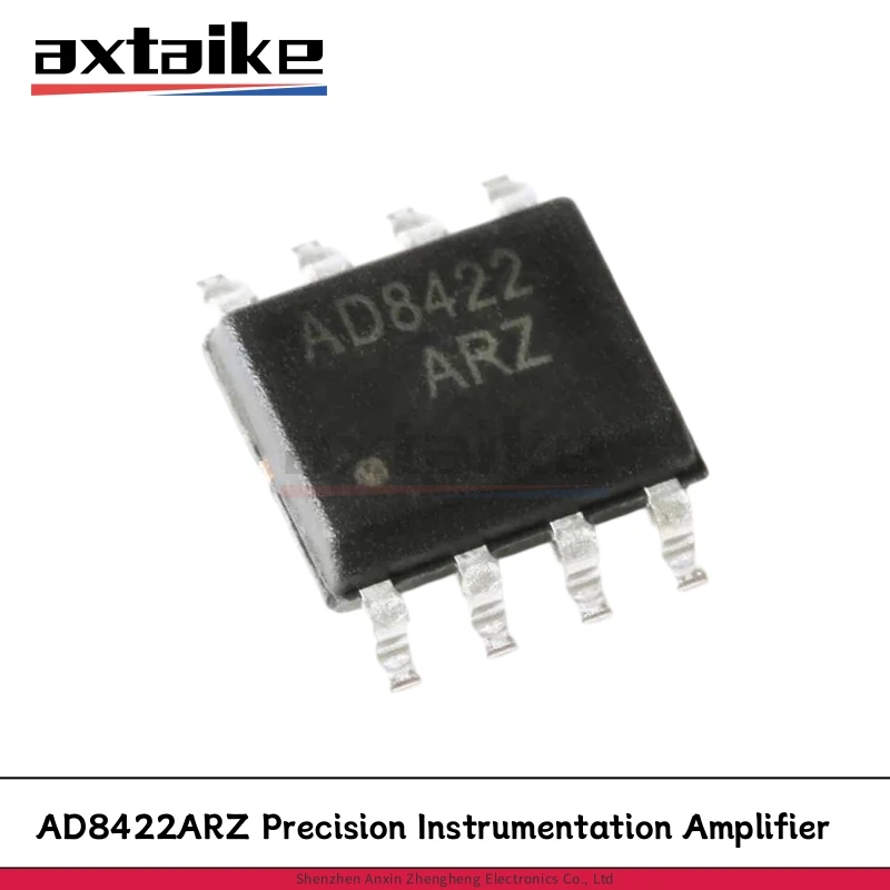 AD8422 AD8422AR AD8422ARZ AD8422ARZ-R7 SOP-8 High Performance Low Power Rail to Rail Precision Instrumentation Amplifier IC