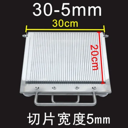 قطاعة ضغط يدوية من Liangpi، قطاعة صغيرة سميكة من الفولاذ المقاوم للصدأ لحم الخنزير، سجق البط، التوفو، الغداء، اللحوم، الخضروات