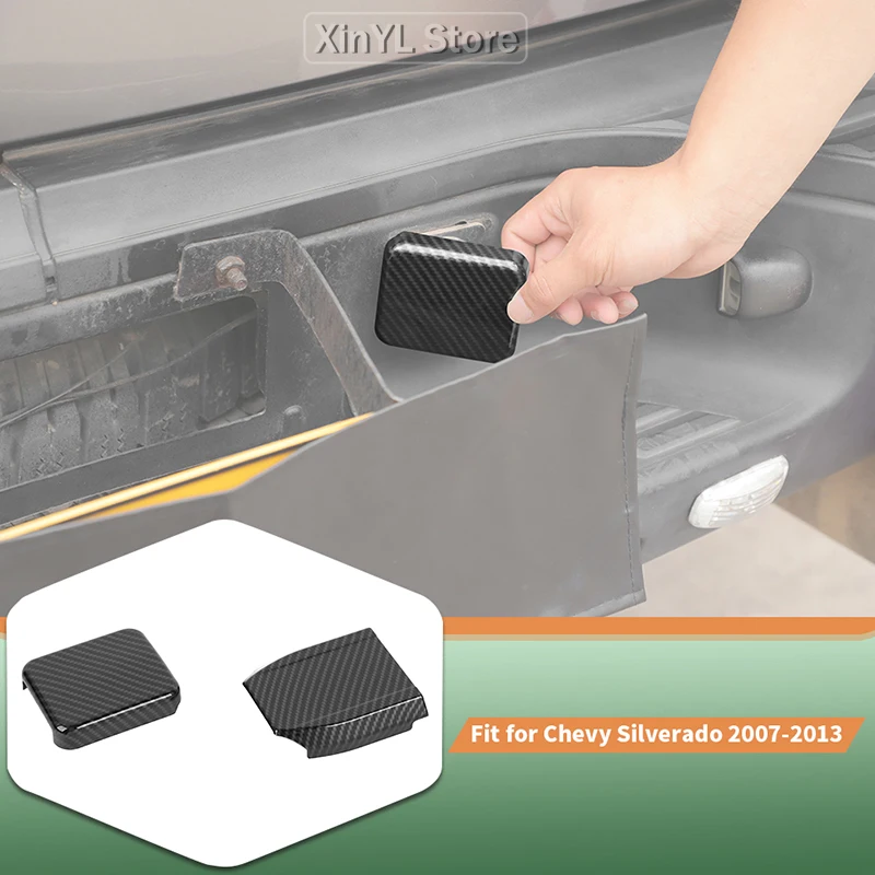 Car Trailer Power Outlet Socket Cover Trim for Chevy Silverado 2007 2008 2009 2010 2011 2012 2013 Exterior Accessories