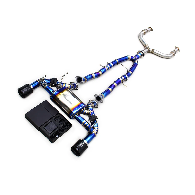 

YK Performance Exhaust System Y Pipes For Nissan 370Z 3.7L V6 2008-2021 Titanium Pipe Valvetronic Catback Muffler