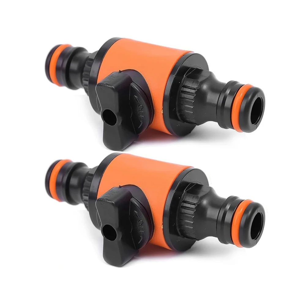 1PC/2PCS Garden Hose Pipe Tap Shut Off Valve Fitting Connector Pipe Coupler Stop Water Connection Repair Joint Irrigation System