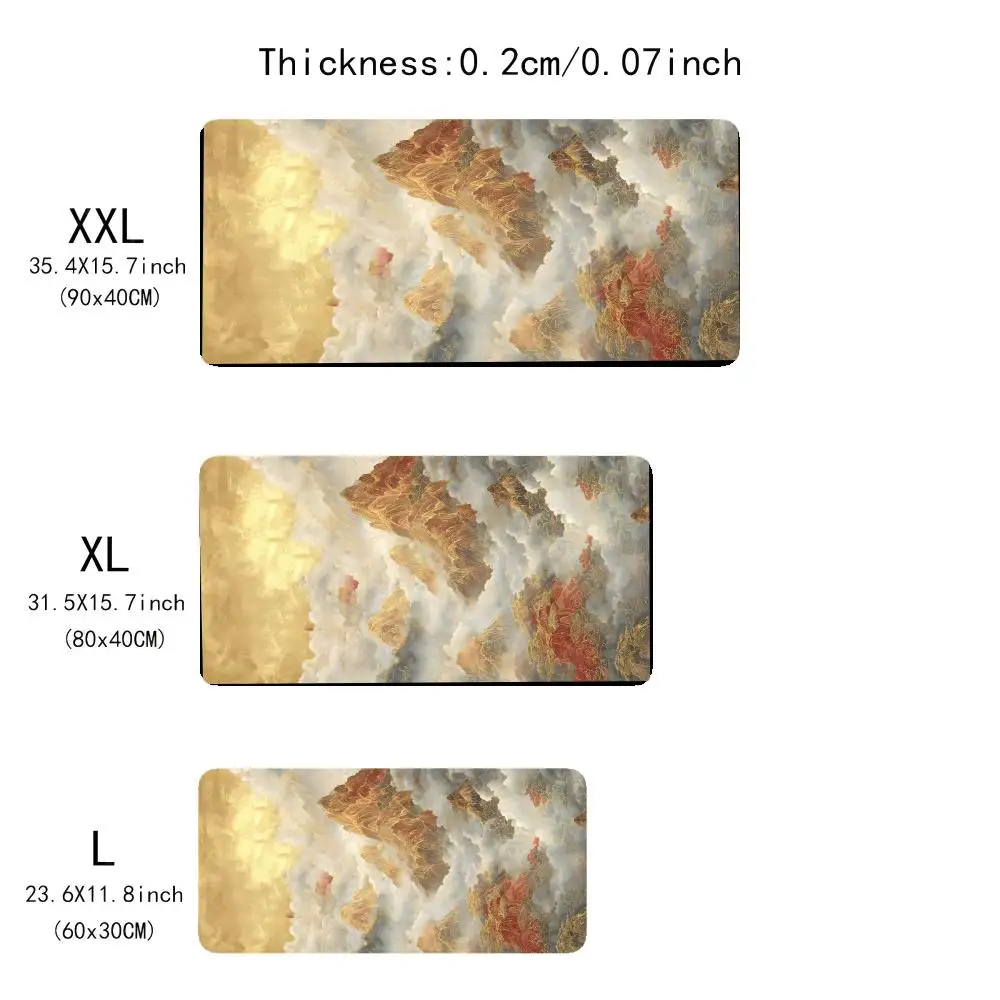 

Mouse Pad Oversized lock edge mouse pad for gaming computer keyboard and desk