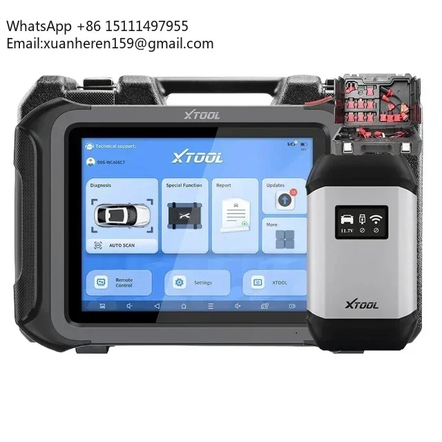 2025 XTOOL D9 MAX Diagnostic Tool J2534 Programming ECU Coding Scanner Topology Mapping All System Diagnosis CAN FD DoIP