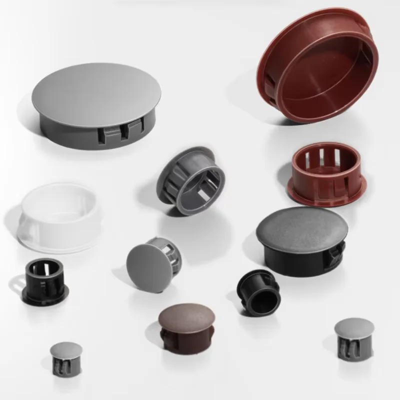 6-30mm Nylon Snap-In Hole Plugs, Dustproof Oil Resistant Blanking End Caps For Furniture Cabinets Electrical Boxes