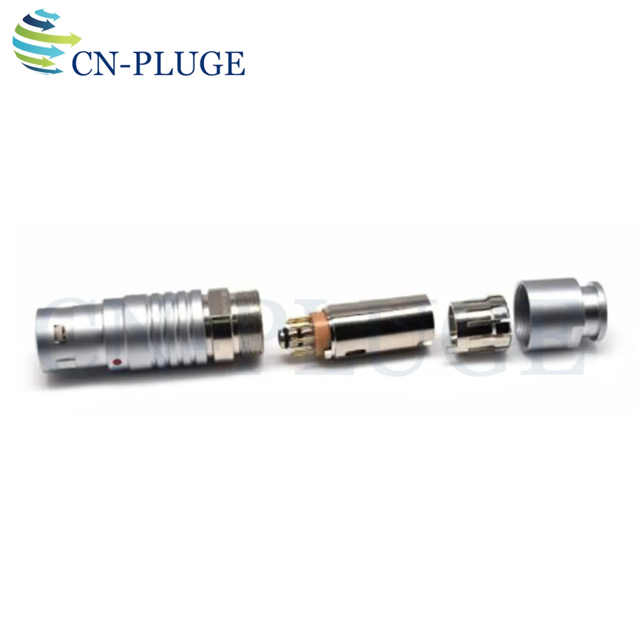 Coaxial+LV 2.5G 3G Signal Electrical Connector 3B FGG EGG 8+1 Pin Self-Locking Multiple Connector And Hybrid Connector