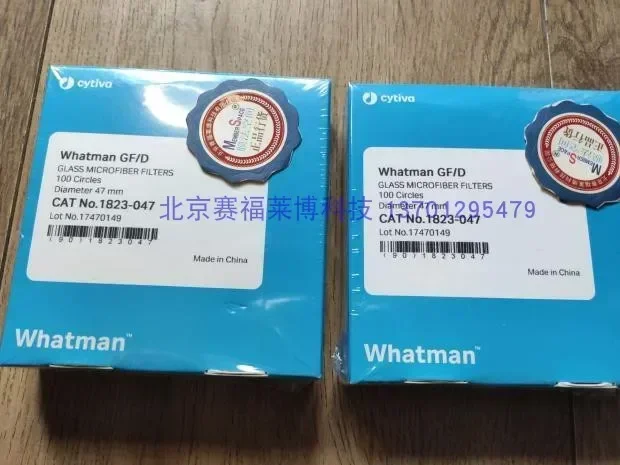 Whatman GF/D 47mm 1823-047 2,7um papel de filtro de fibra de vidro de alta carga