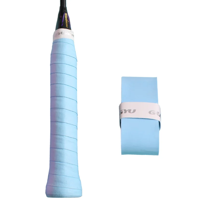 Colle à main de Badminton, filet en latex fin, raquette de badminton, poignée absorbant la sueur, cuir antidérapant collant