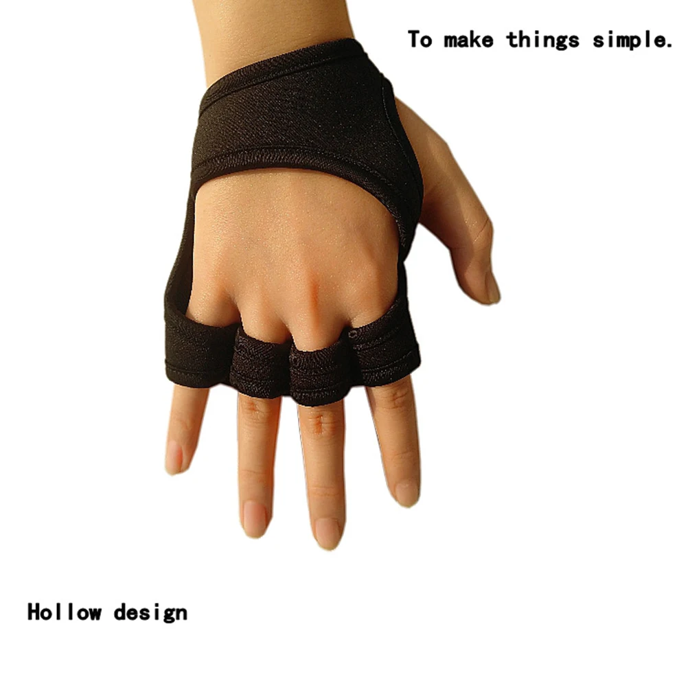 

Anti-Slip Fitness Gym Weight Lifting Padded Palm Protection Fingerless Workout Hand Gloves For Men Women Soft Silicone Neoprene