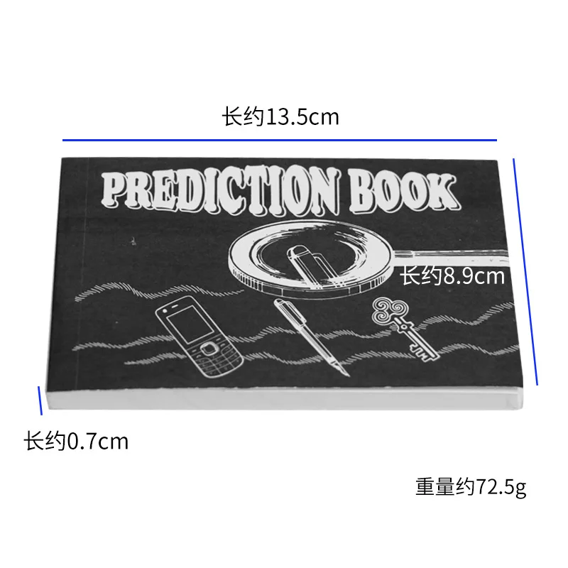 Prediction Book Interesting Interactive Magic Props Stage Magic Close-up Accessories Children\'s Paper Toys Beginners